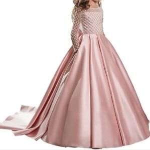 Girls Formal Dress Bridal Communion Age 10/12 Maxi Dress